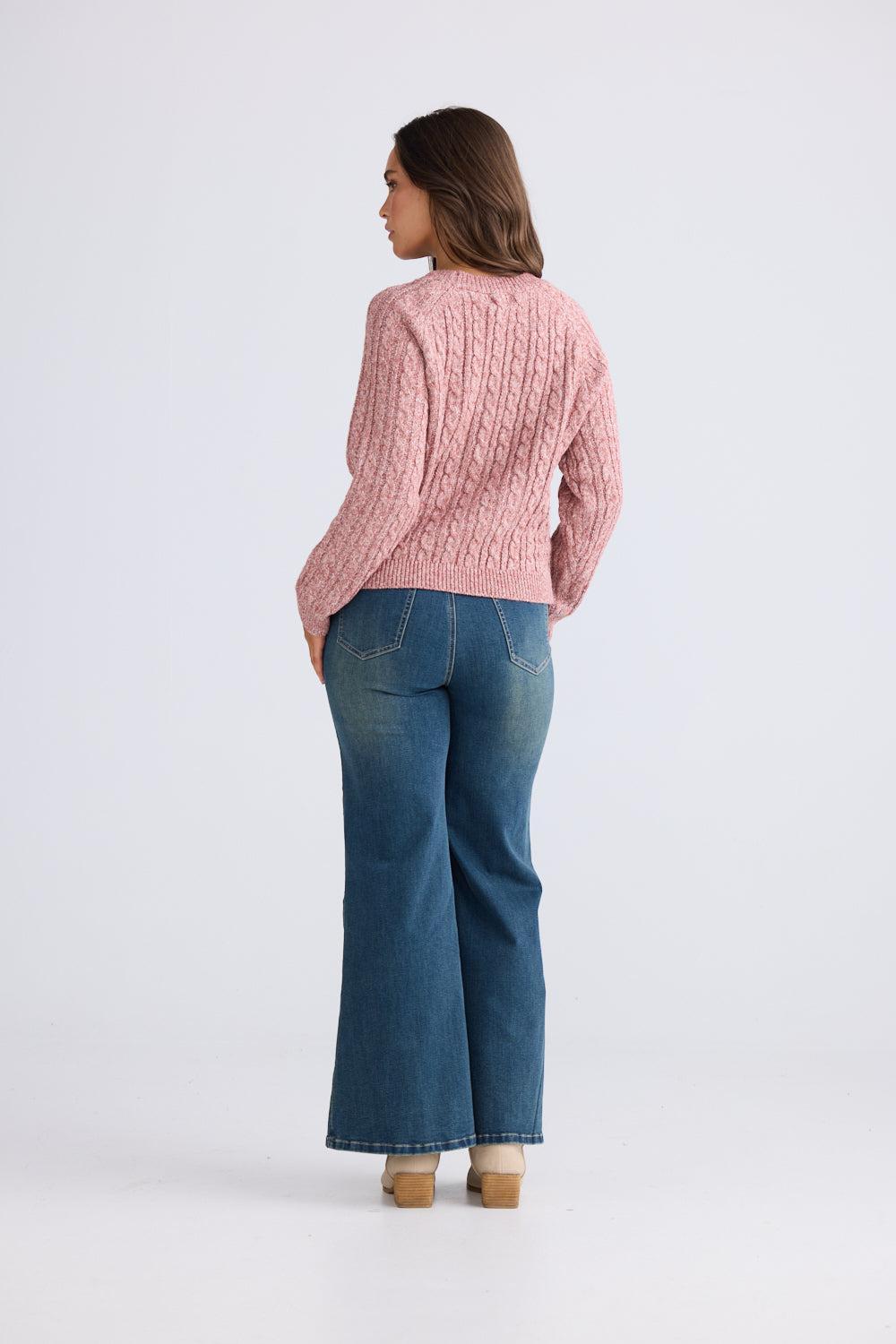 Ellie Knit - Clay Marle-Knitwear & Jumpers-Talisman-The Bay Room