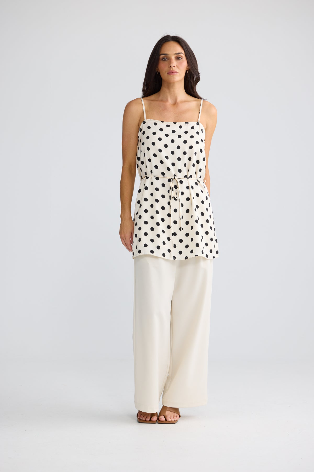 Elsbeth Top - Ivory Spot-Tops-Brave & True-The Bay Room