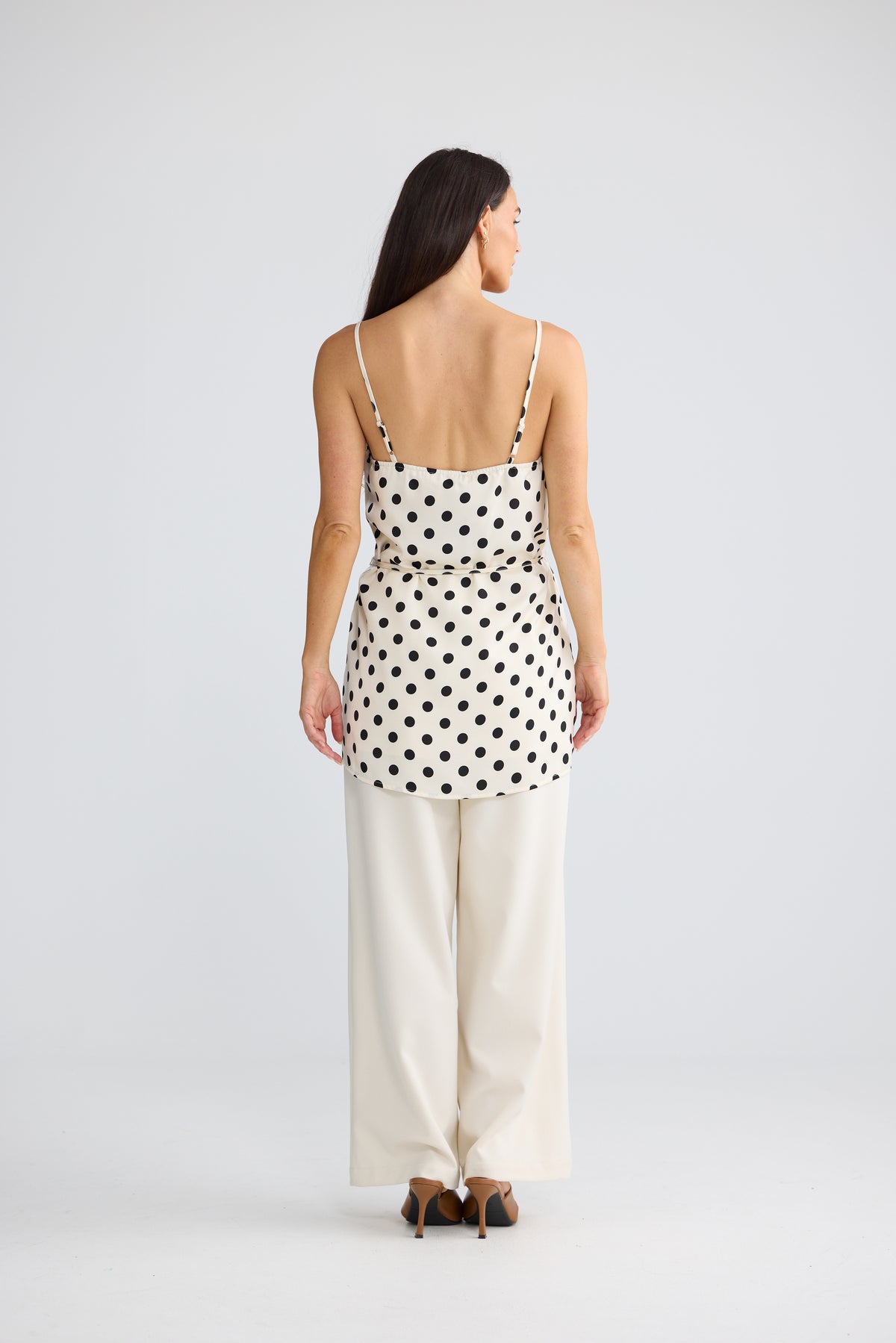 Elsbeth Top - Ivory Spot-Tops-Brave & True-The Bay Room