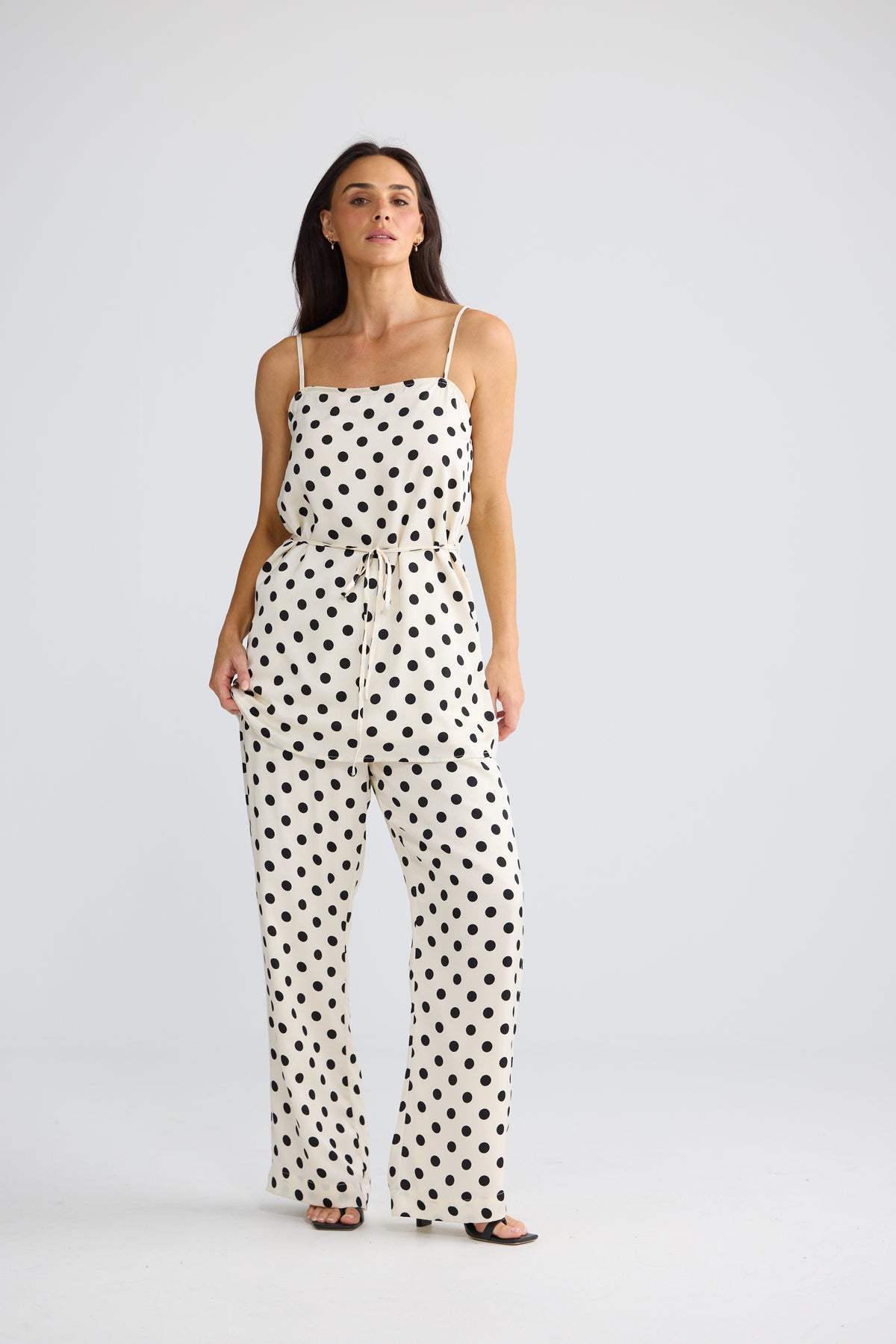 Elsbeth Top - Ivory Spot-Tops-Brave & True-The Bay Room