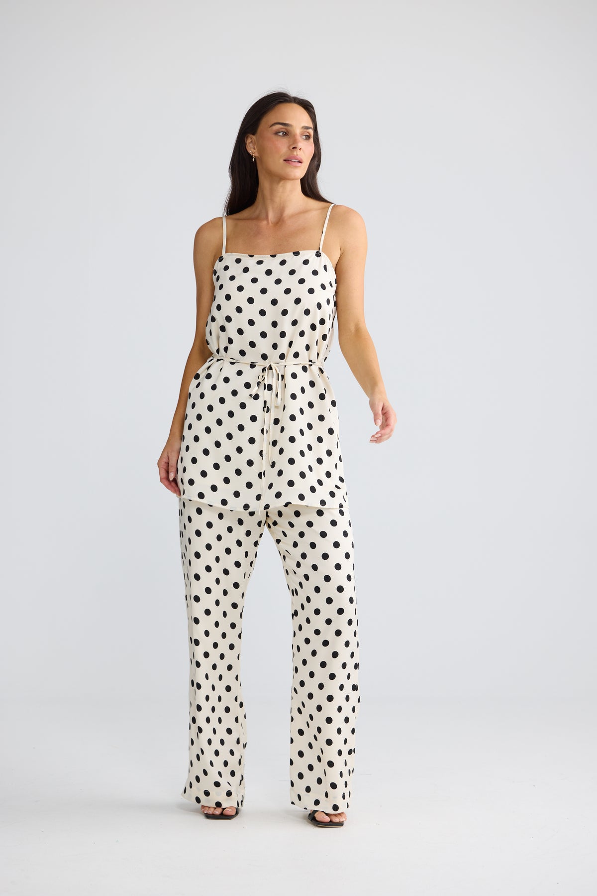 Elsbeth Top - Ivory Spot-Tops-Brave & True-The Bay Room