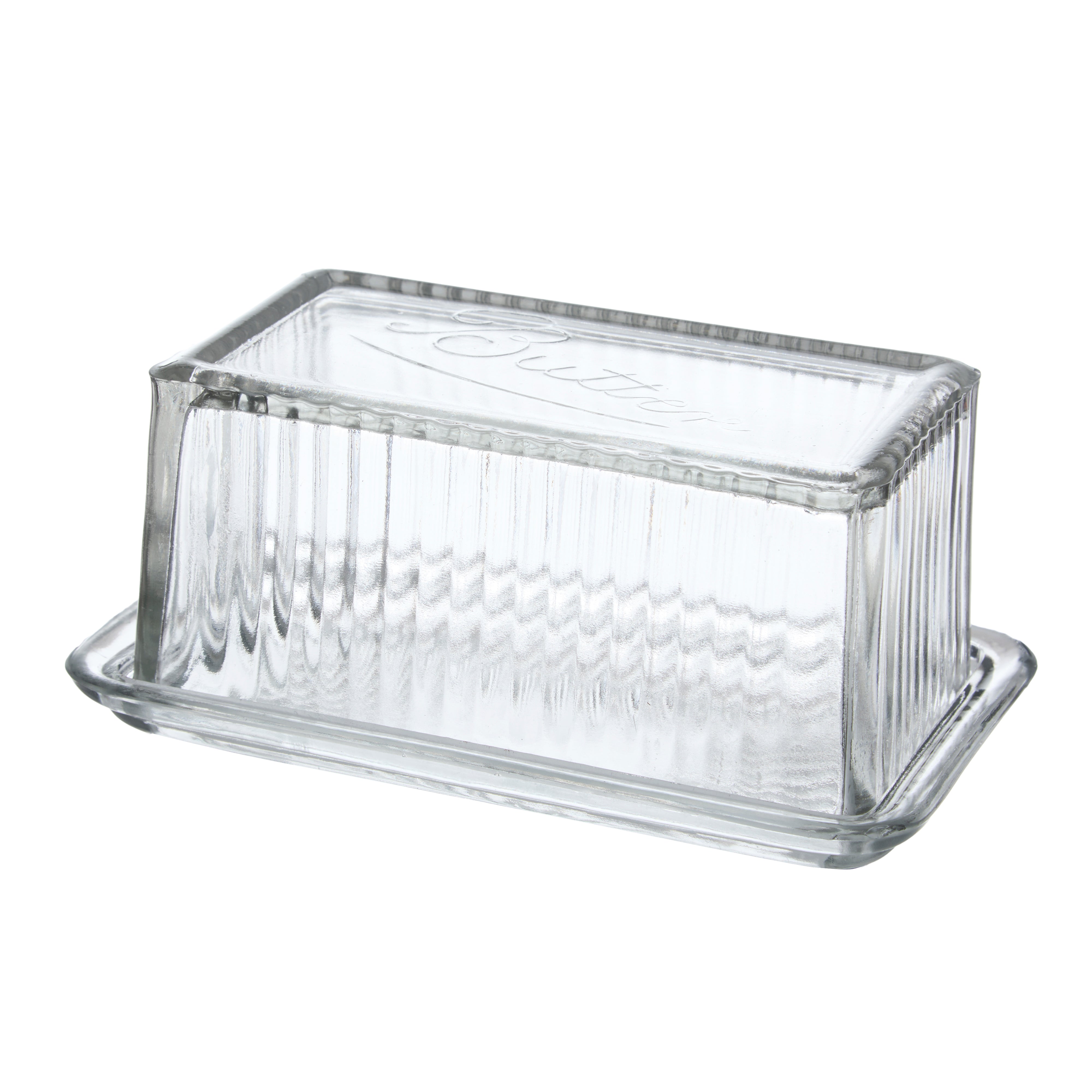 Eltham Glass Butter Dish-Kitchenware-Davis & Waddell-The Bay Room