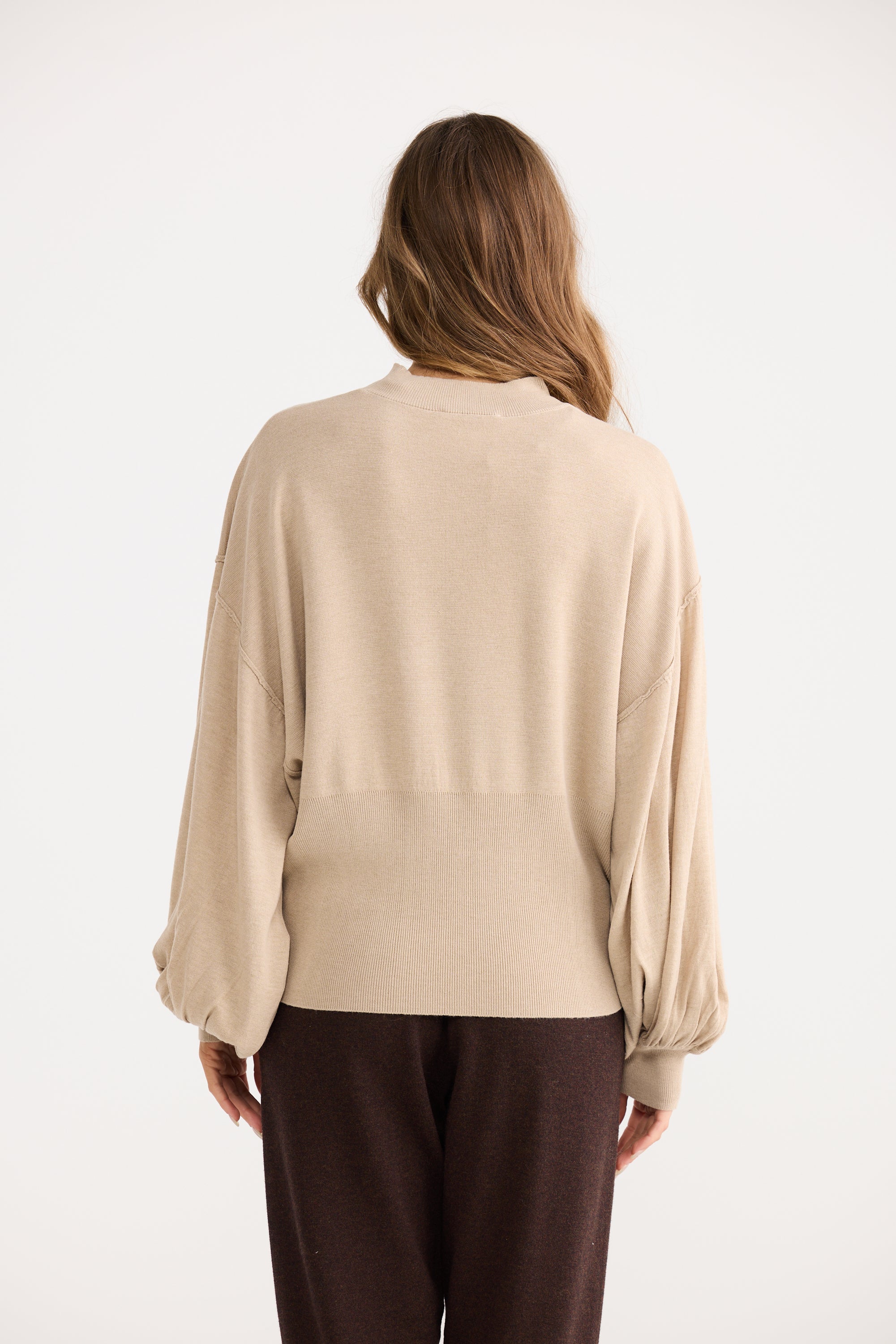 Ember Knit - Oat-Knitwear & Jumpers-Home Love-The Bay Room