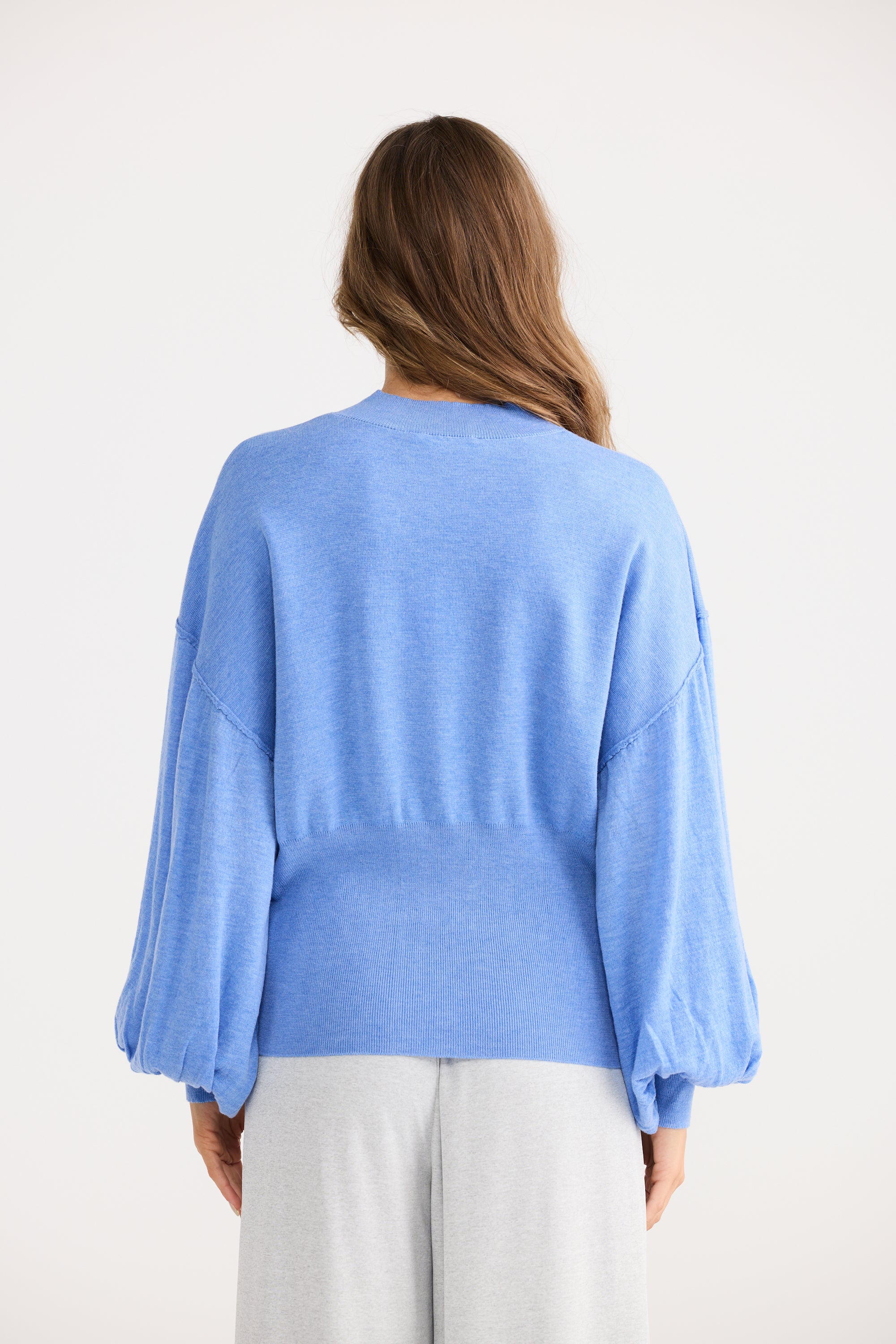 Ember Knit - Powder Blue-Knitwear & Jumpers-Home Love-The Bay Room