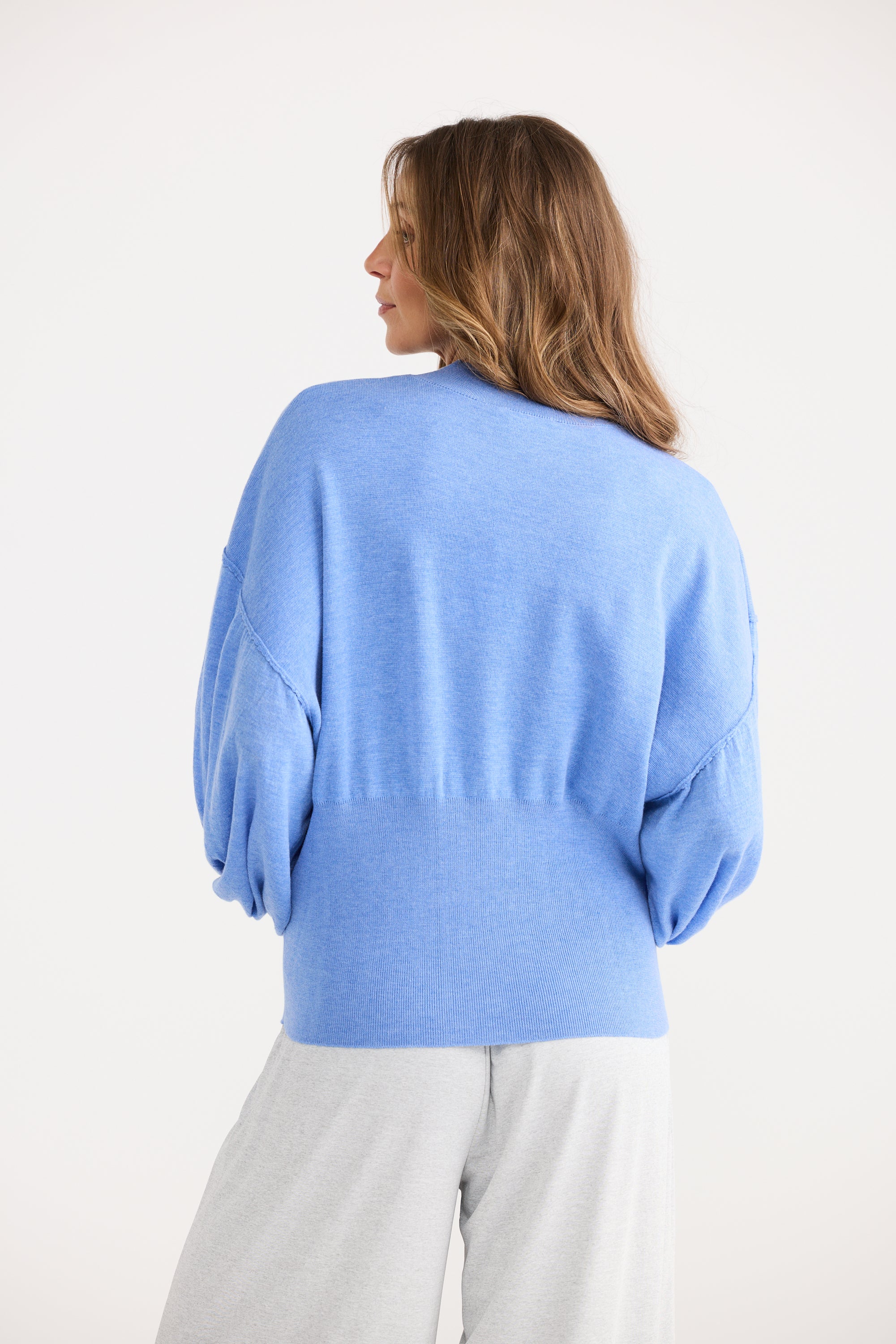 Ember Knit - Powder Blue-Knitwear & Jumpers-Home Love-The Bay Room