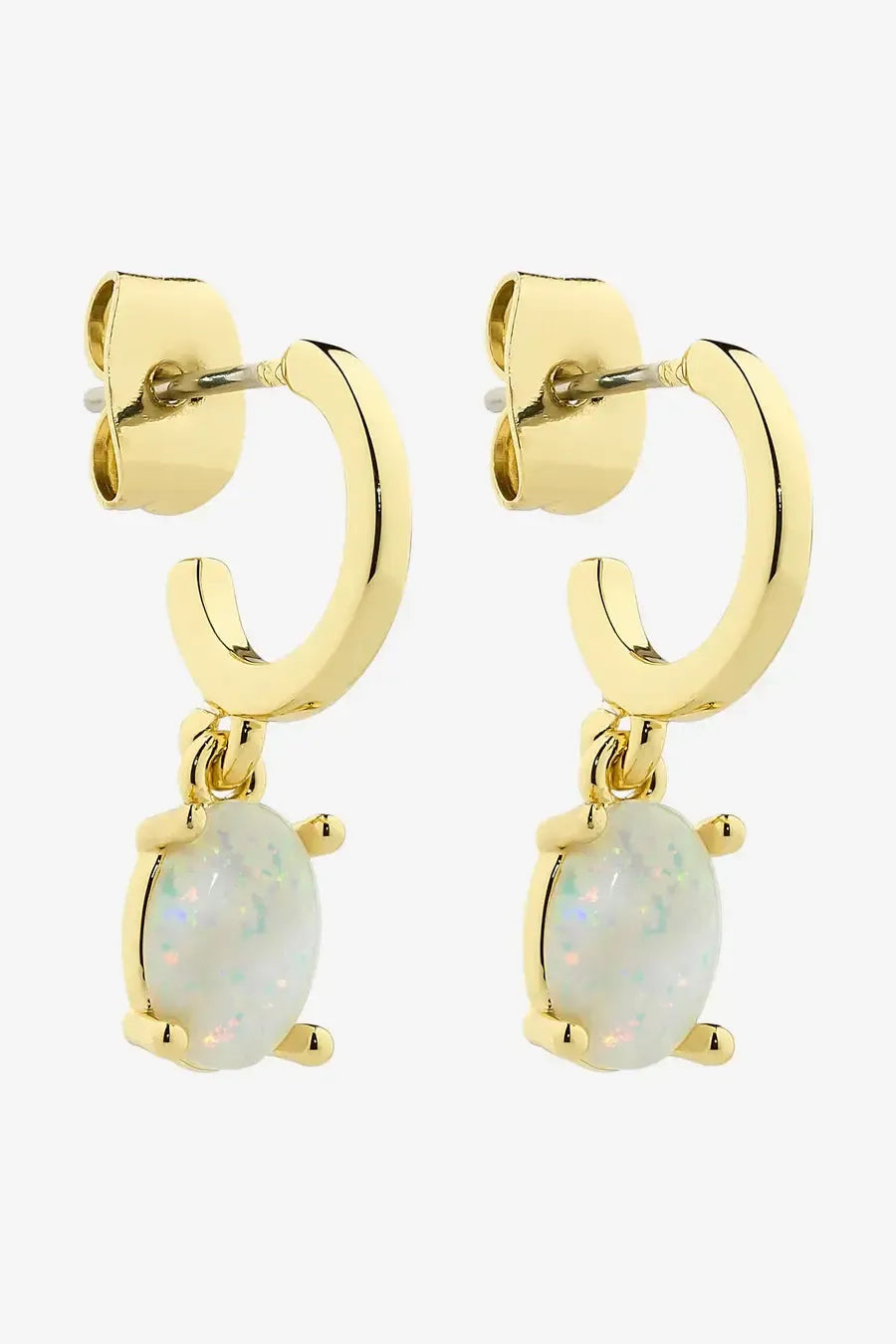Emery Gold Opal Drop Earring-Jewellery-Liberte-The Bay Room