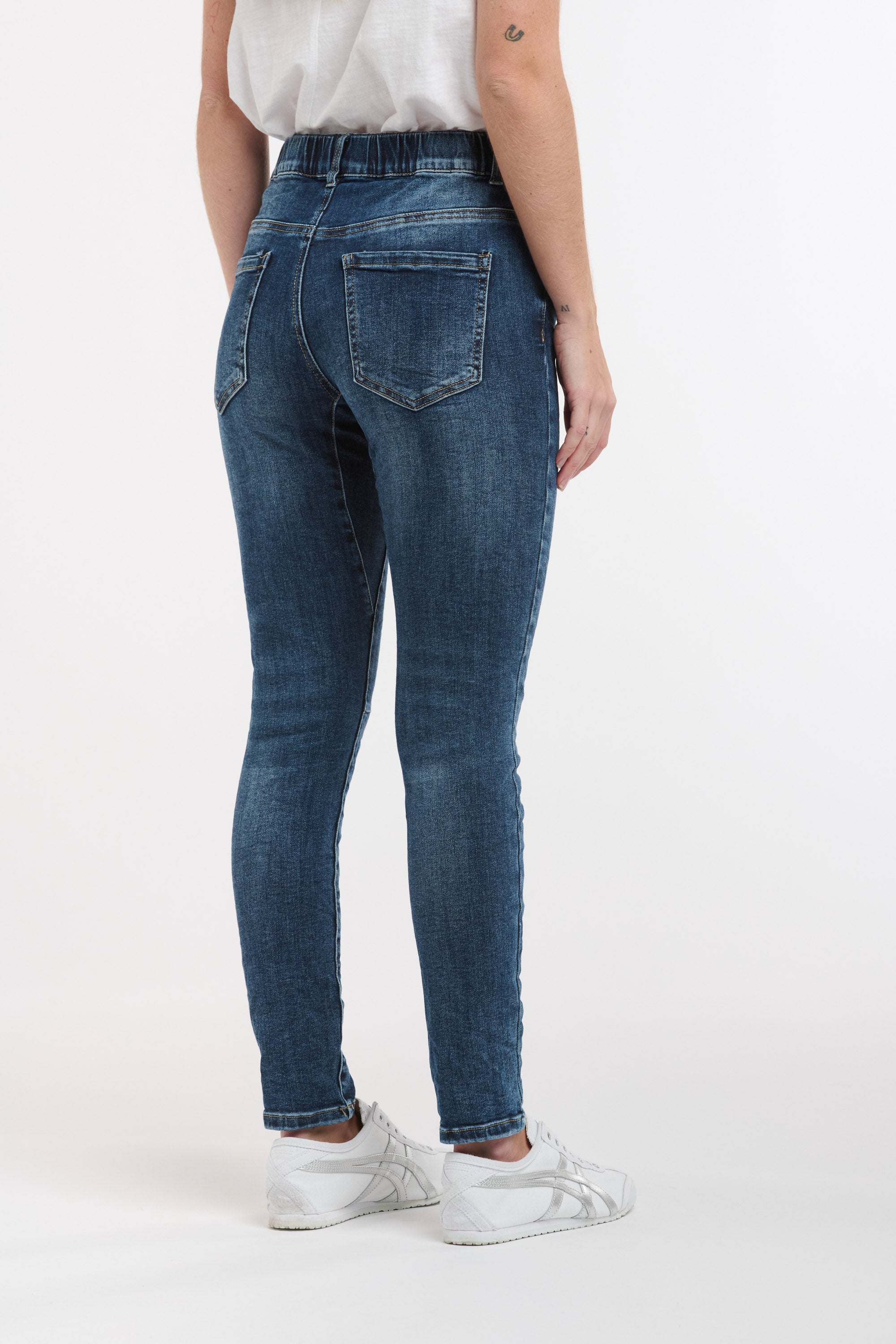 Emma Dark Wash Jean - Dark Wash-Jeans-Italian Star-The Bay Room