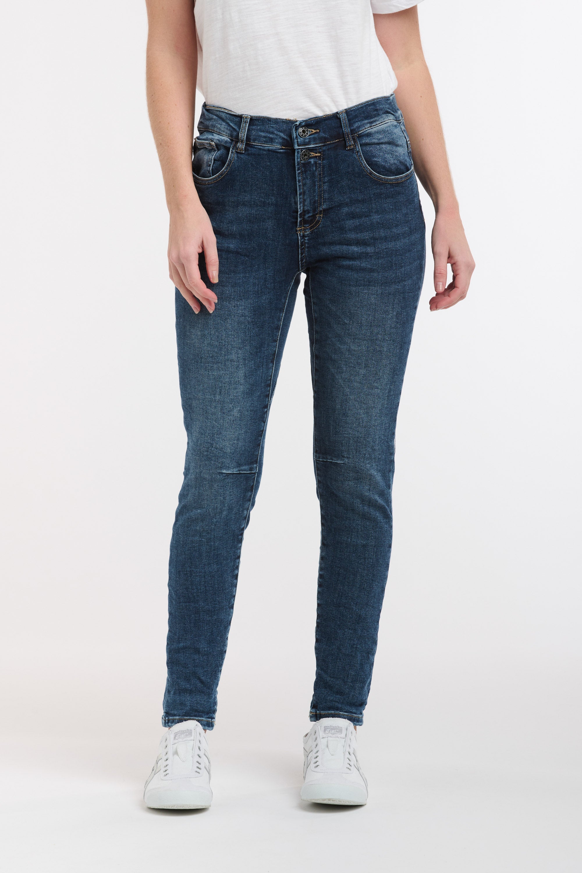 Emma Dark Wash Jean - Dark Wash-Jeans-Italian Star-The Bay Room