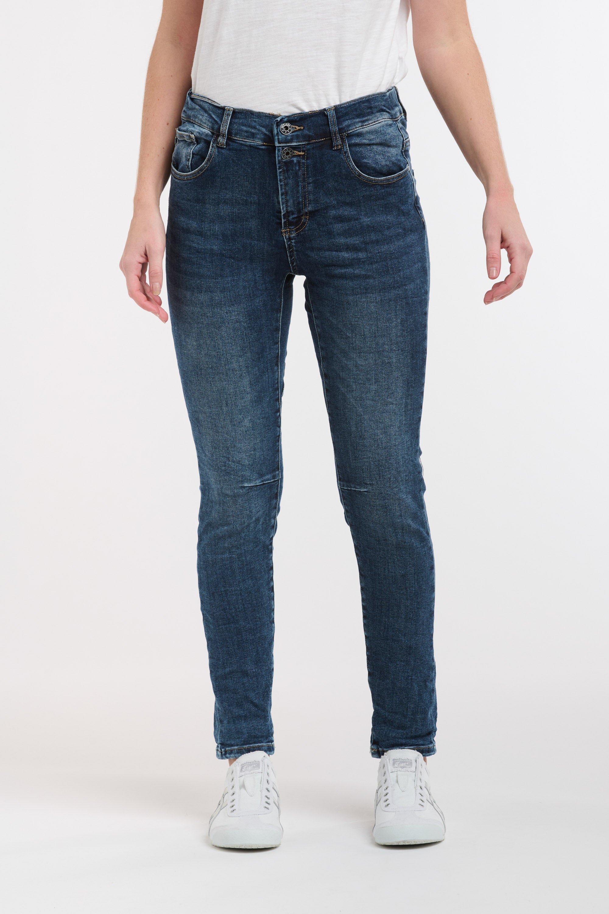 Emma Dark Wash Jean - Dark Wash-Jeans-Italian Star-The Bay Room