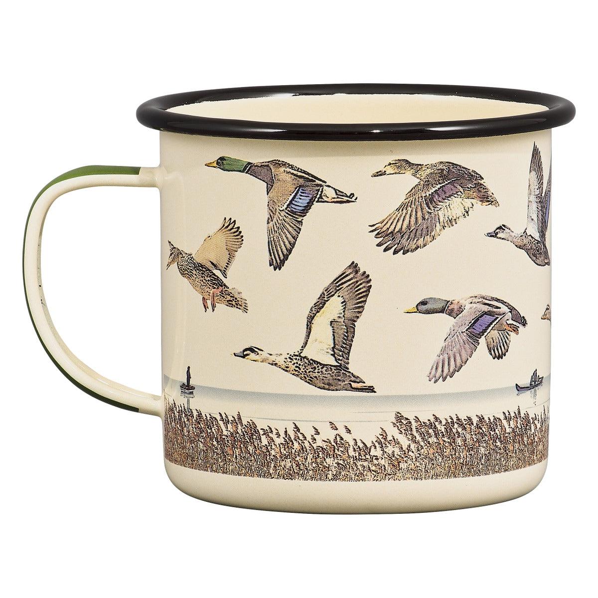 Enamel Mug 500ml - Lake & Ducks-Dining & Entertaining-Gentlemen's Hardware-The Bay Room