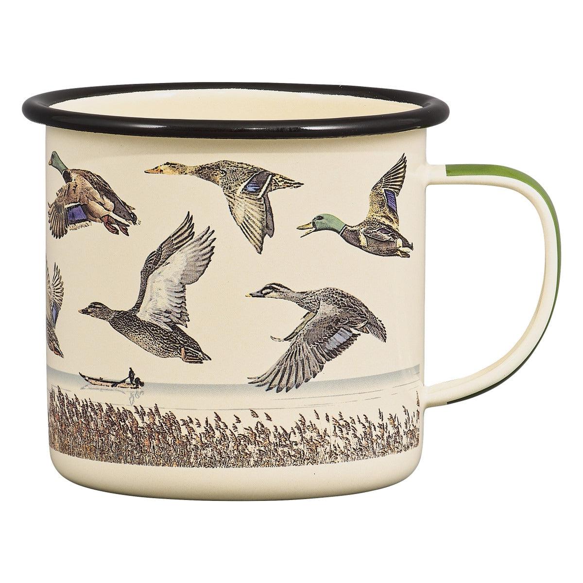 Enamel Mug 500ml - Lake & Ducks-Dining & Entertaining-Gentlemen's Hardware-The Bay Room