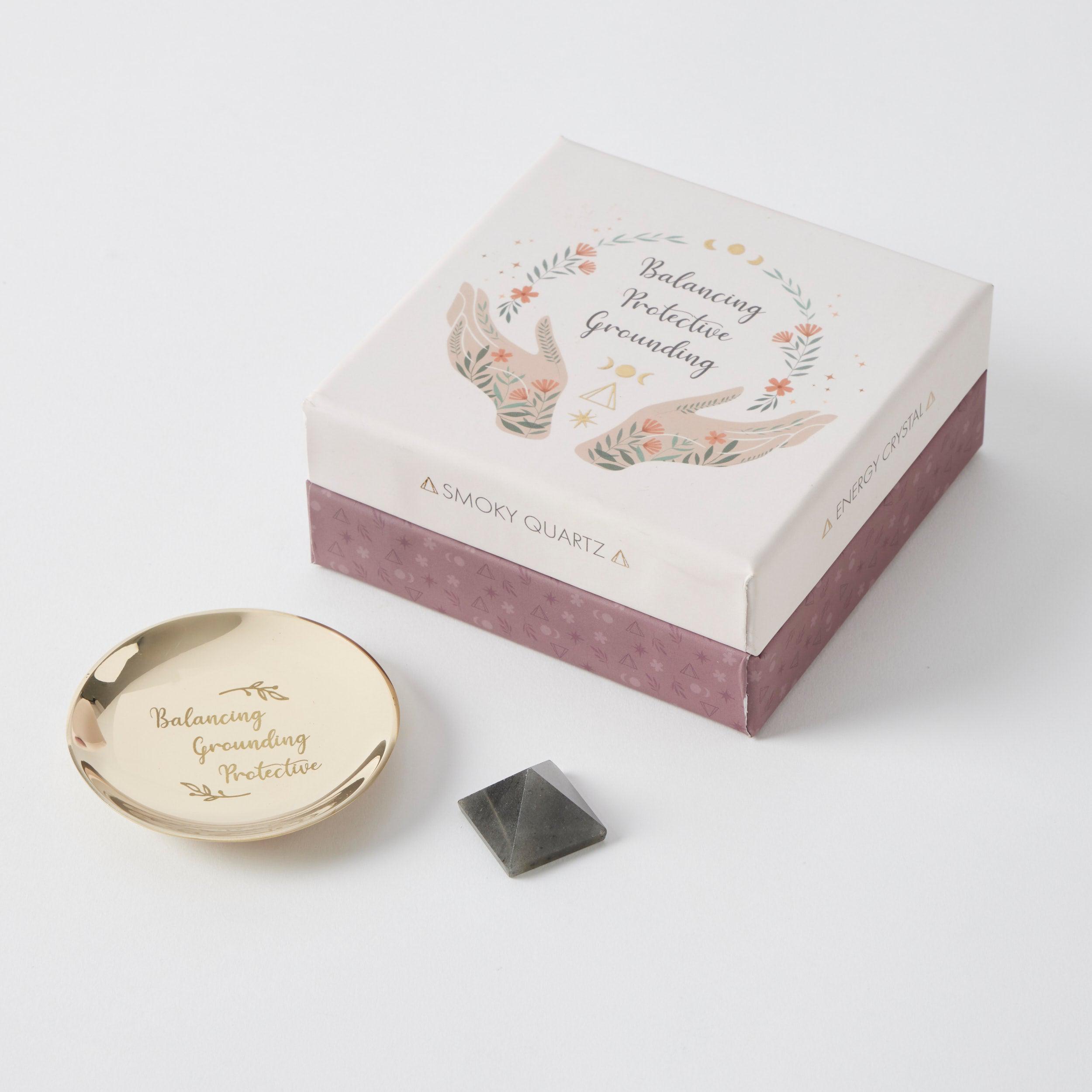 Energy Crystal Gift Set - Smokey Quartz-Beauty & Well-Being-Pilbeam Living-The Bay Room