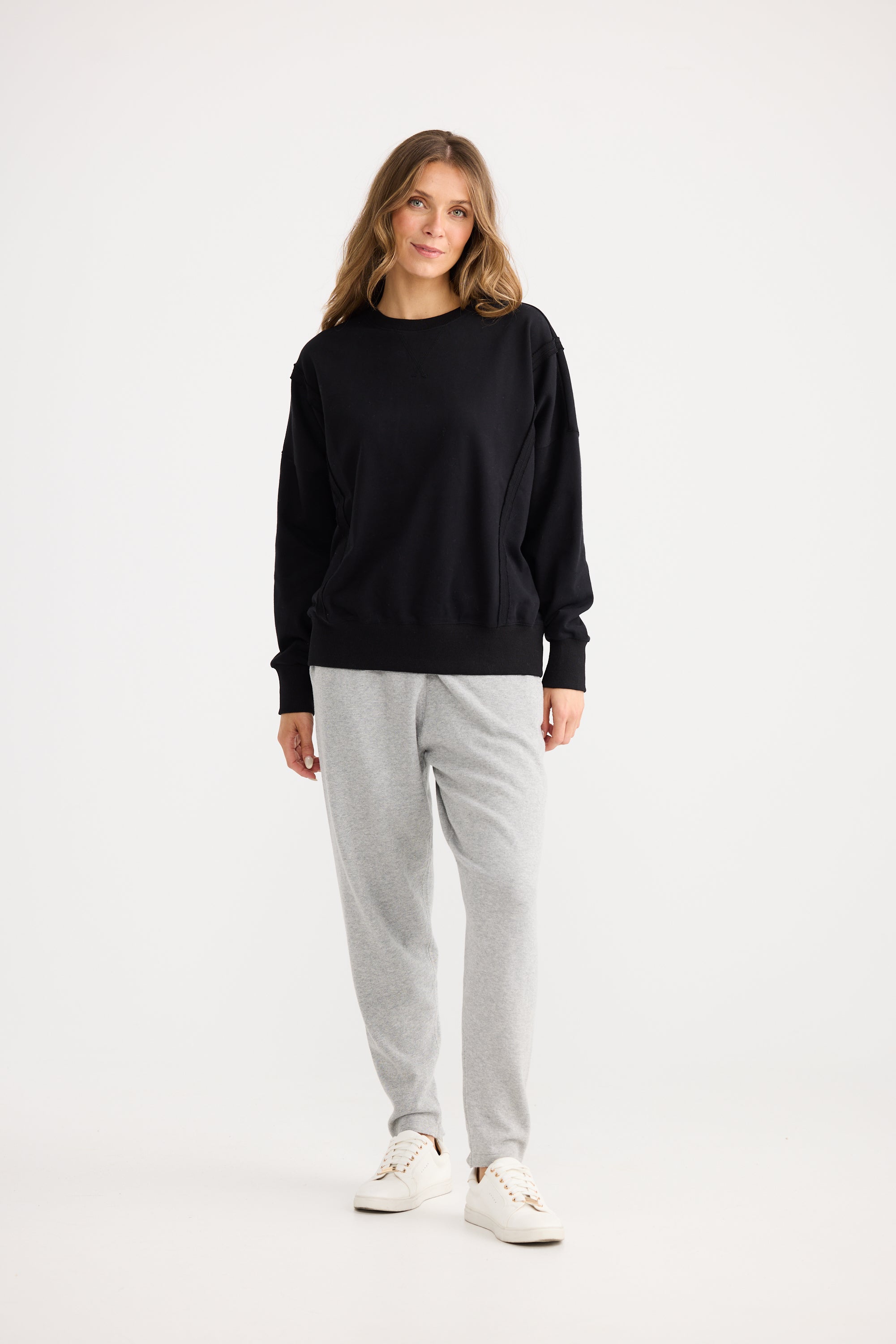 Energy Sweater - Black-Knitwear & Jumpers-Home Love-The Bay Room