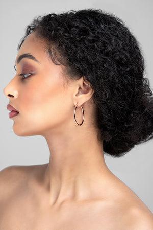 Erika Gold Hoop Earring-Jewellery-Liberte-The Bay Room