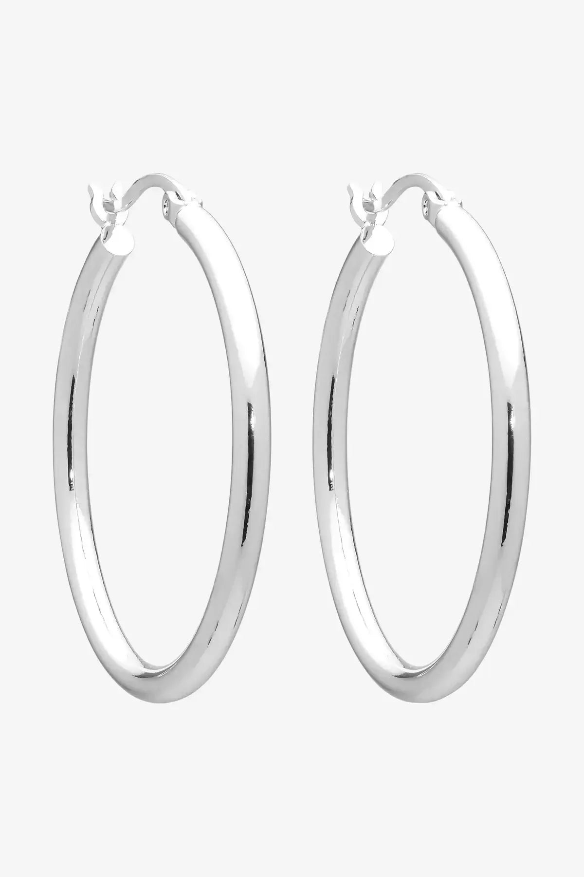 Erika Silver Hoop Earring-Jewellery-Liberte-The Bay Room