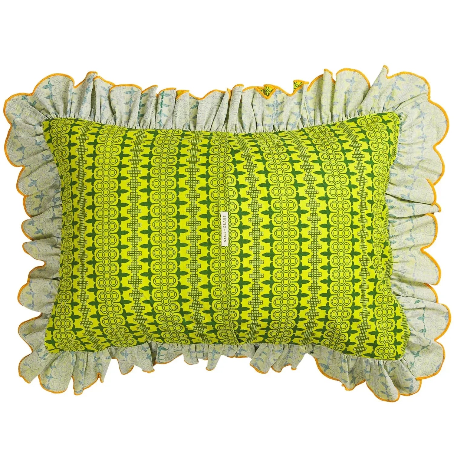 Esme Cotton Pillowcase Set - Anise-Soft Furnishings-Sage & Clare-The Bay Room