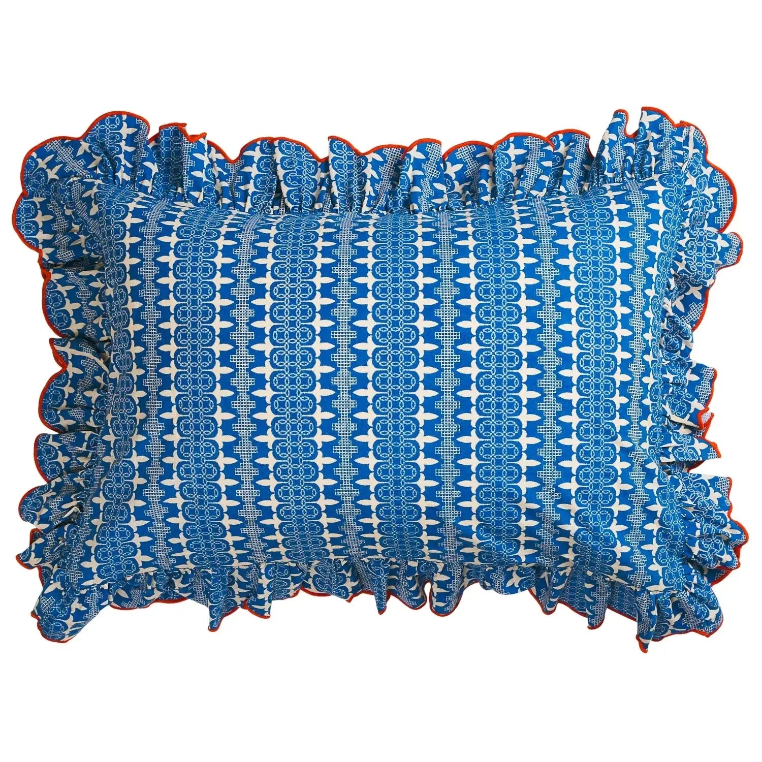Esme Cotton Pillowcase Set - Azure-Soft Furnishings-Sage & Clare-The Bay Room