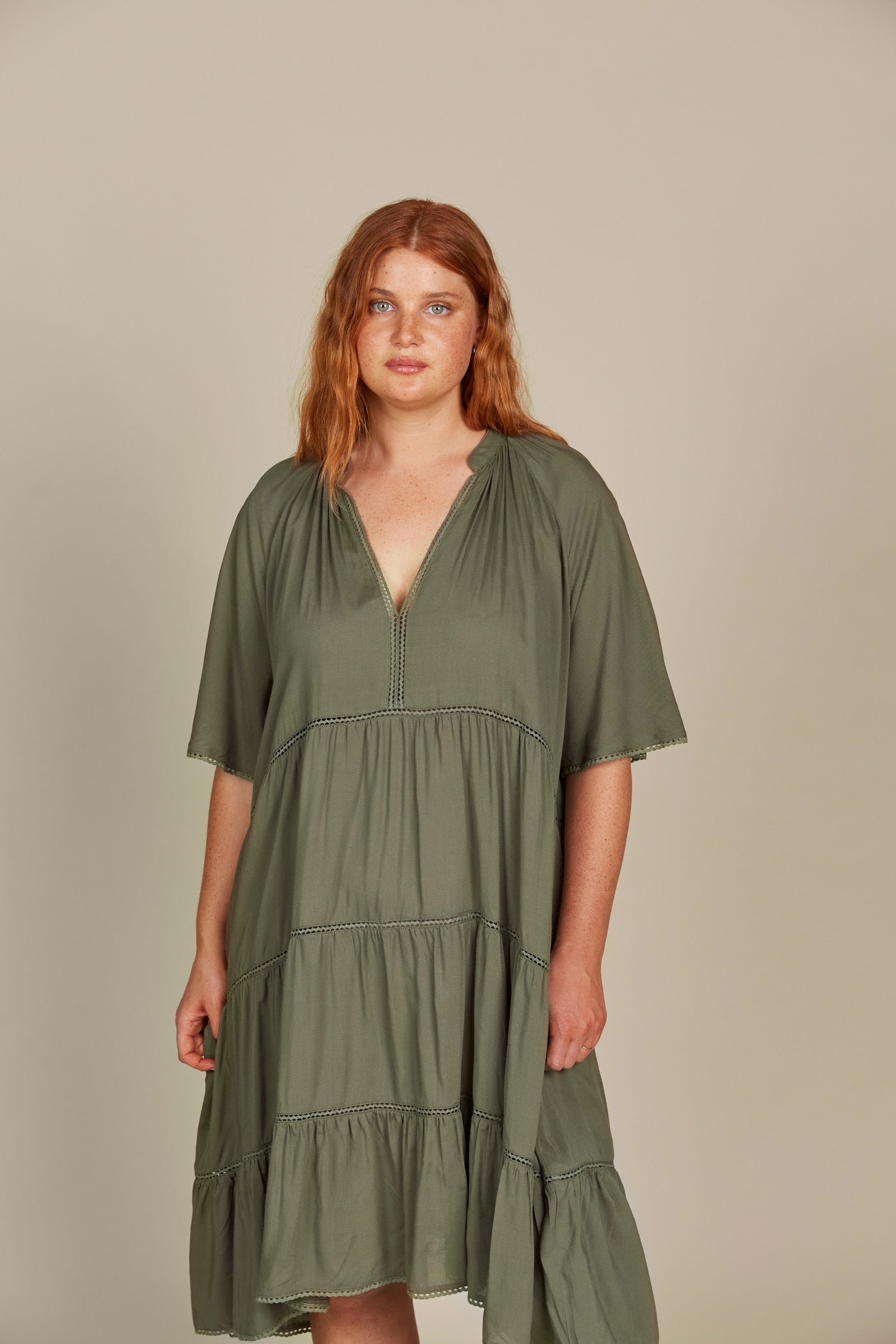 Esme Dress - Olive-Dresses-Isle Of Mine-The Bay Room