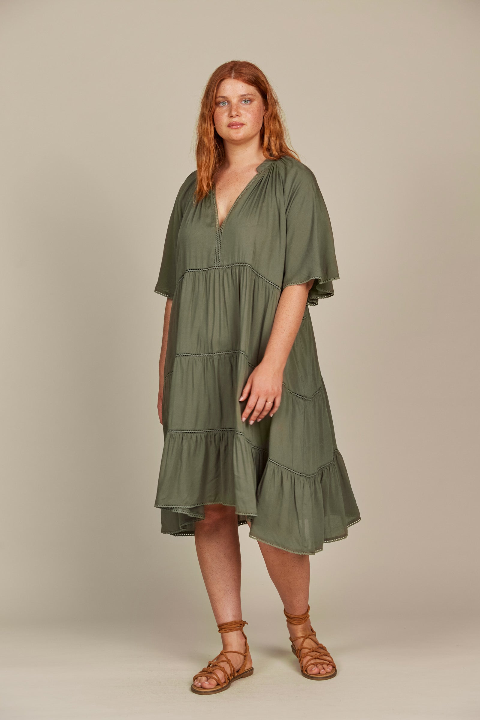 Esme Dress - Olive-Dresses-Isle Of Mine-The Bay Room