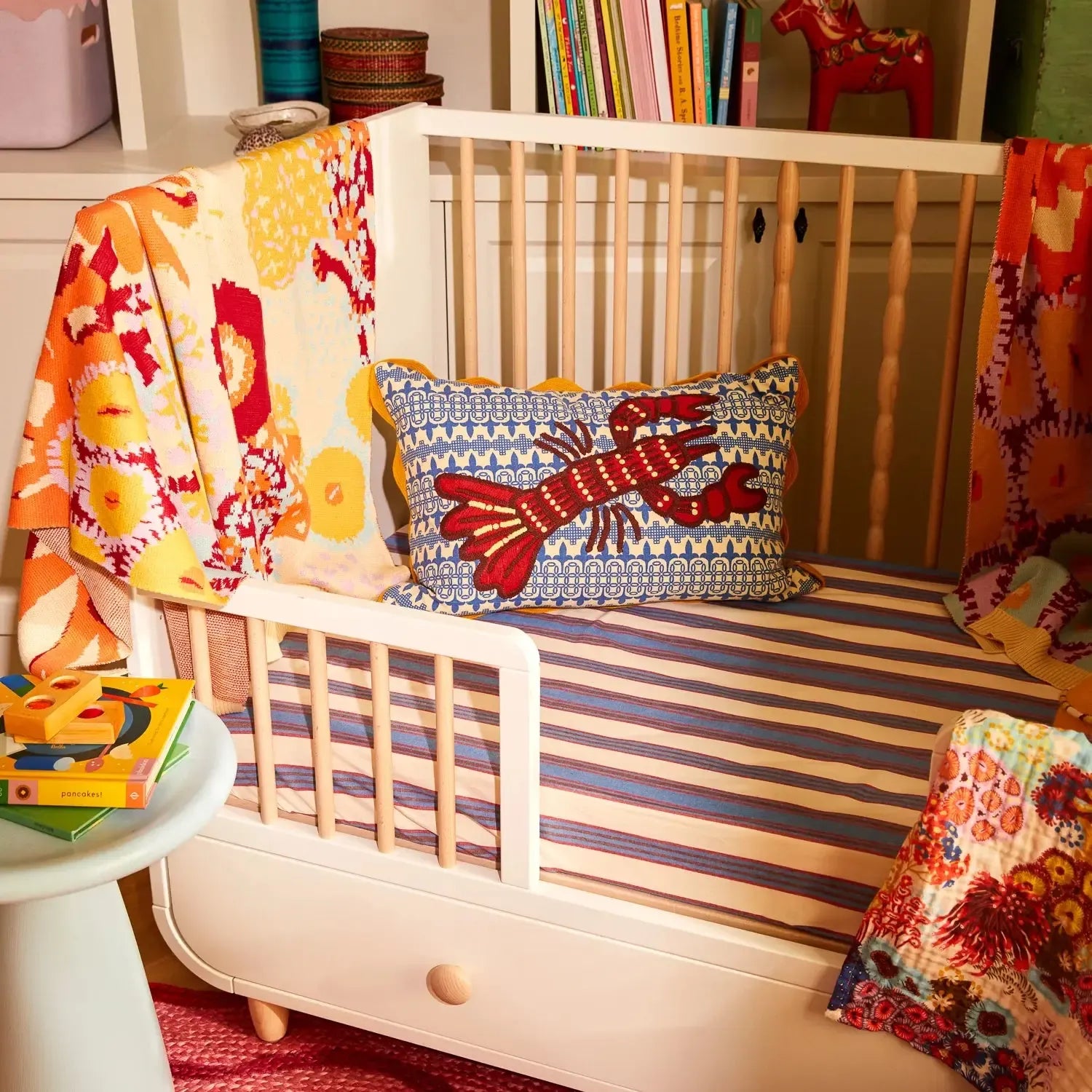 Esme Embroidered Cushion-Soft Furnishings-Sage & Clare-The Bay Room