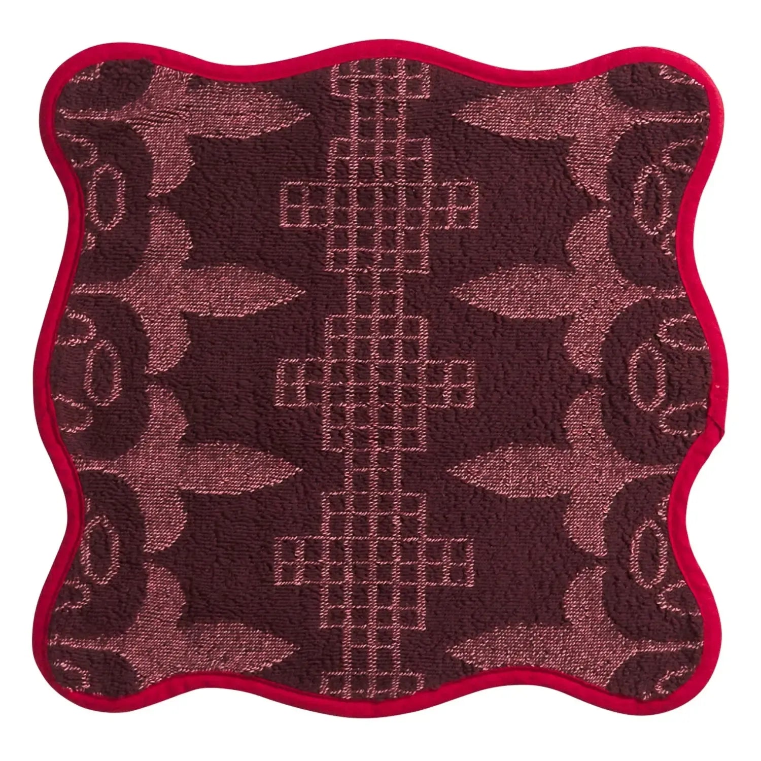 Esme Face Washer - Hibiscus-Soft Furnishings-Sage & Clare-The Bay Room