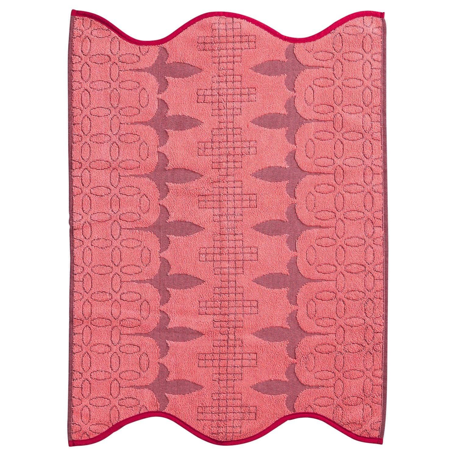 Esme Hand Towel - Hibiscus-Soft Furnishings-Sage & Clare-The Bay Room