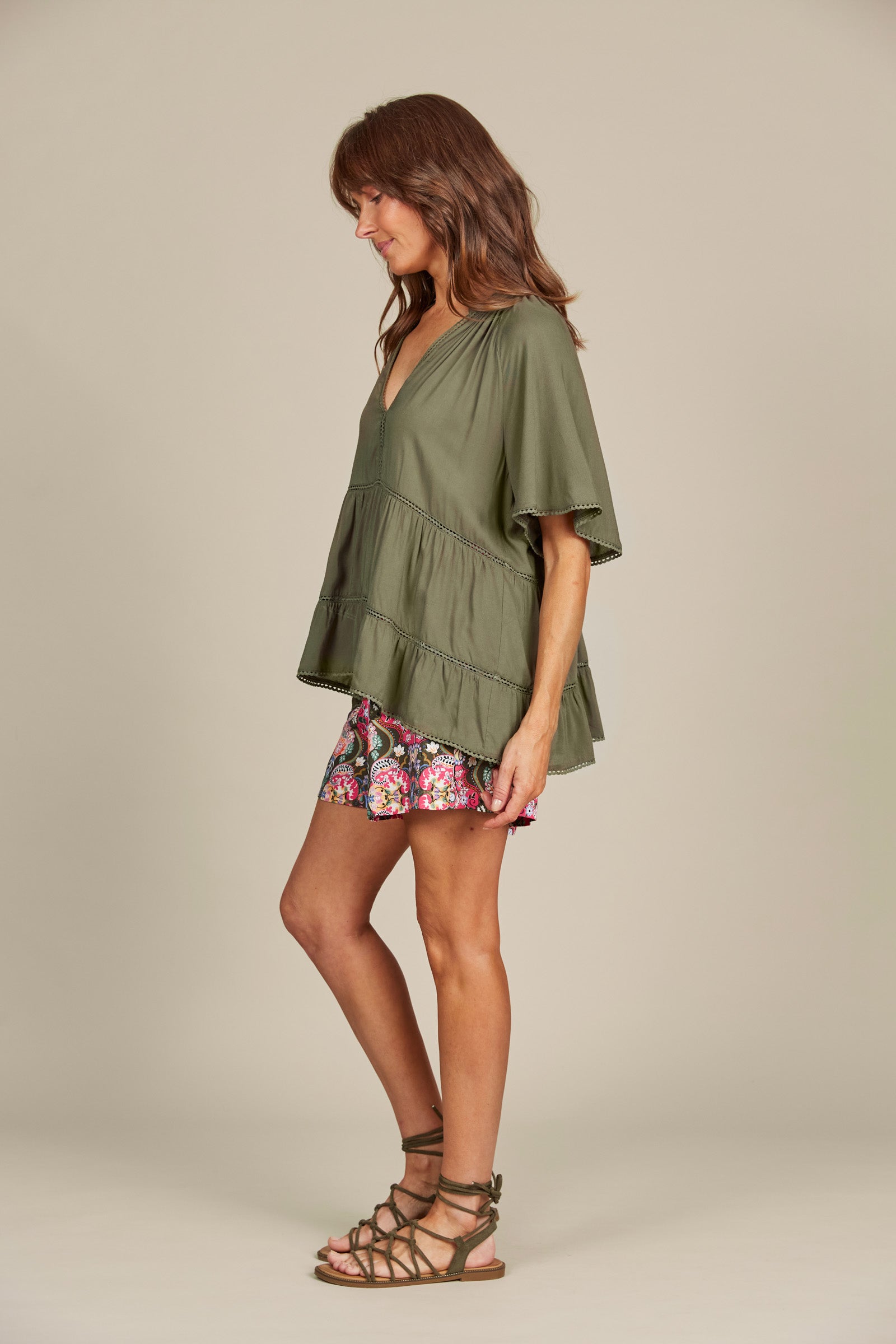 Esme Top - Olive-Tops-Isle Of Mine-The Bay Room