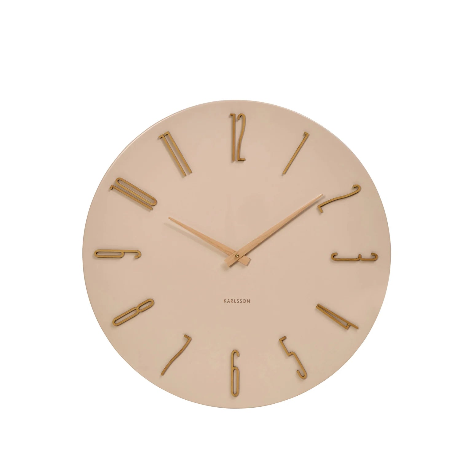 Esmerado Wall Clock 60x60x3cm Off White-Wall Decor-Karlsson-The Bay Room