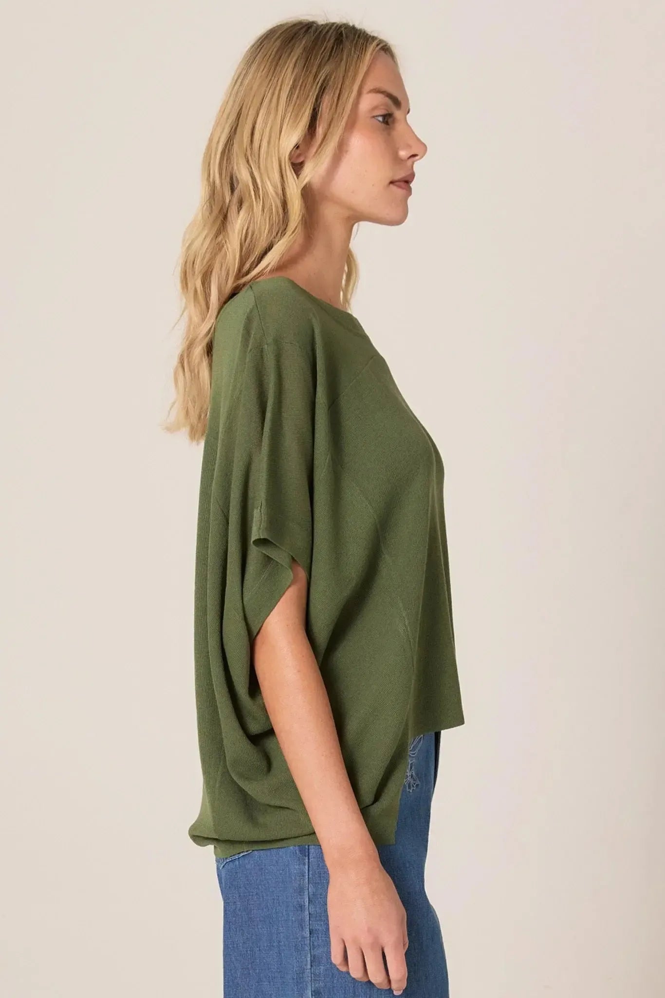 Esther Knit Top - Olive-Tops-Fate + Becker-The Bay Room