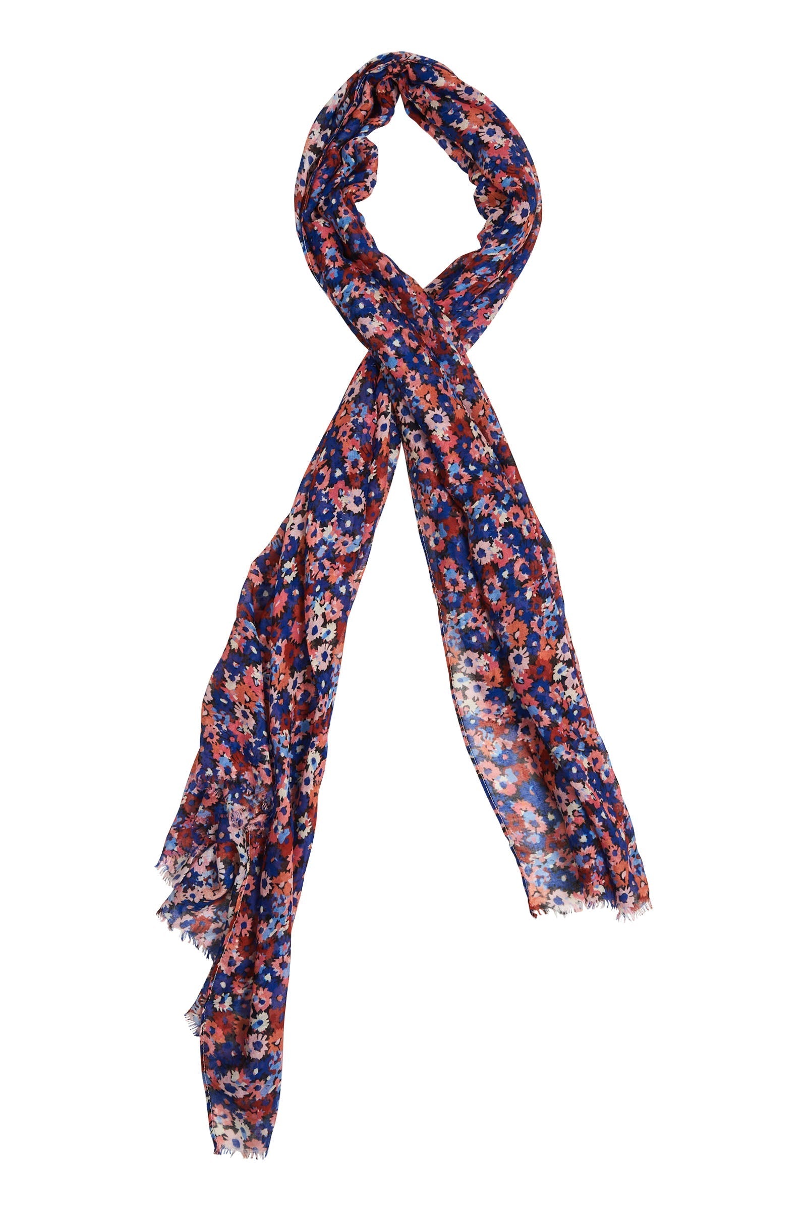 Euphoria Scarf - Azure Bloom-Scarves, Belts & Gloves-Isle Of Mine-The Bay Room