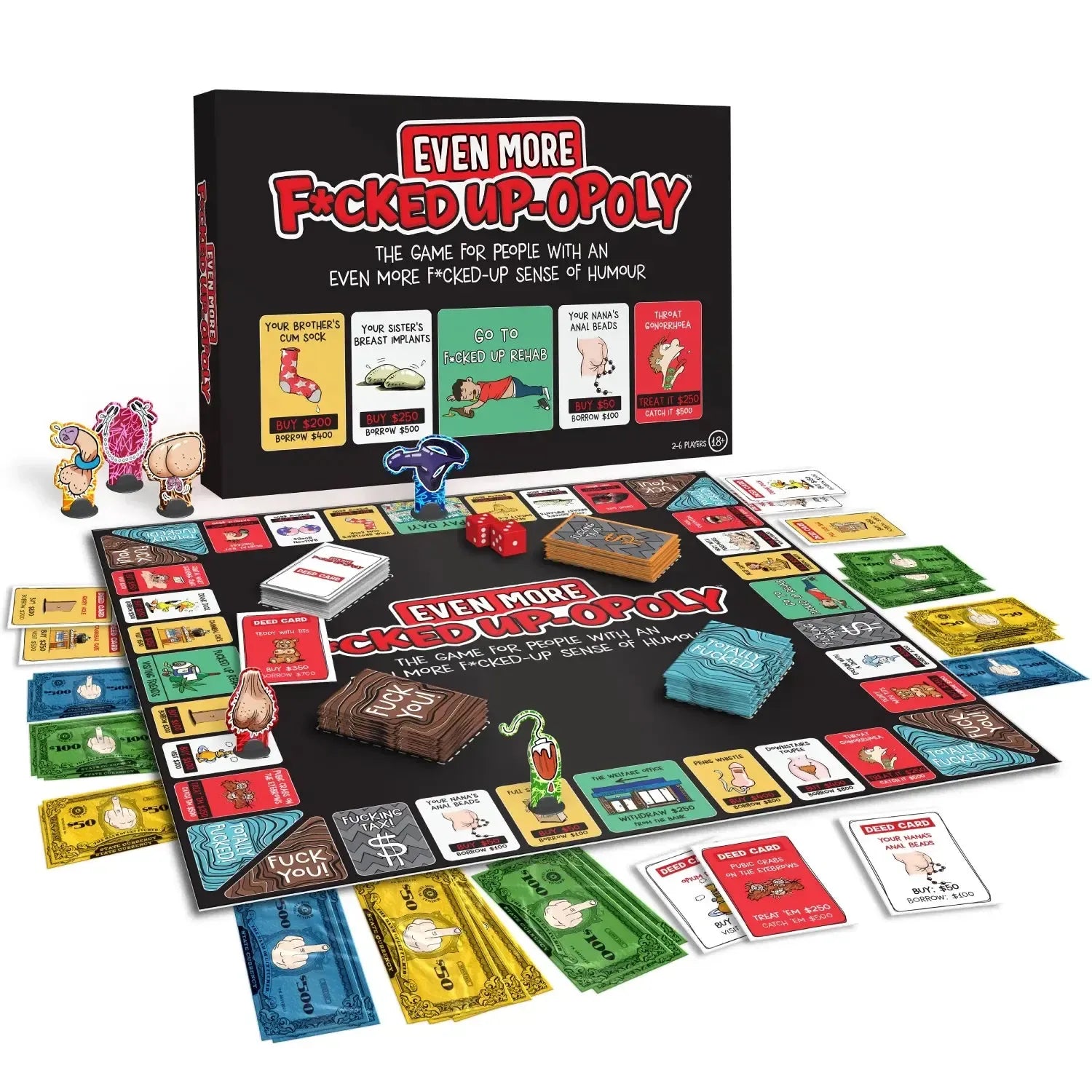 Even More F*cked up-Opoly-Fun & Games-Imagination Games-The Bay Room
