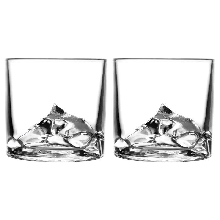 Everest Crystal Whiskey Glasses Set Of 2-Dining & Entertaining-Liiton-The Bay Room