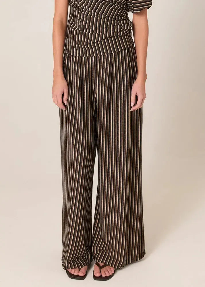Everlyn Metallic Jersey Pant-Pants-Fate + Becker-The Bay Room