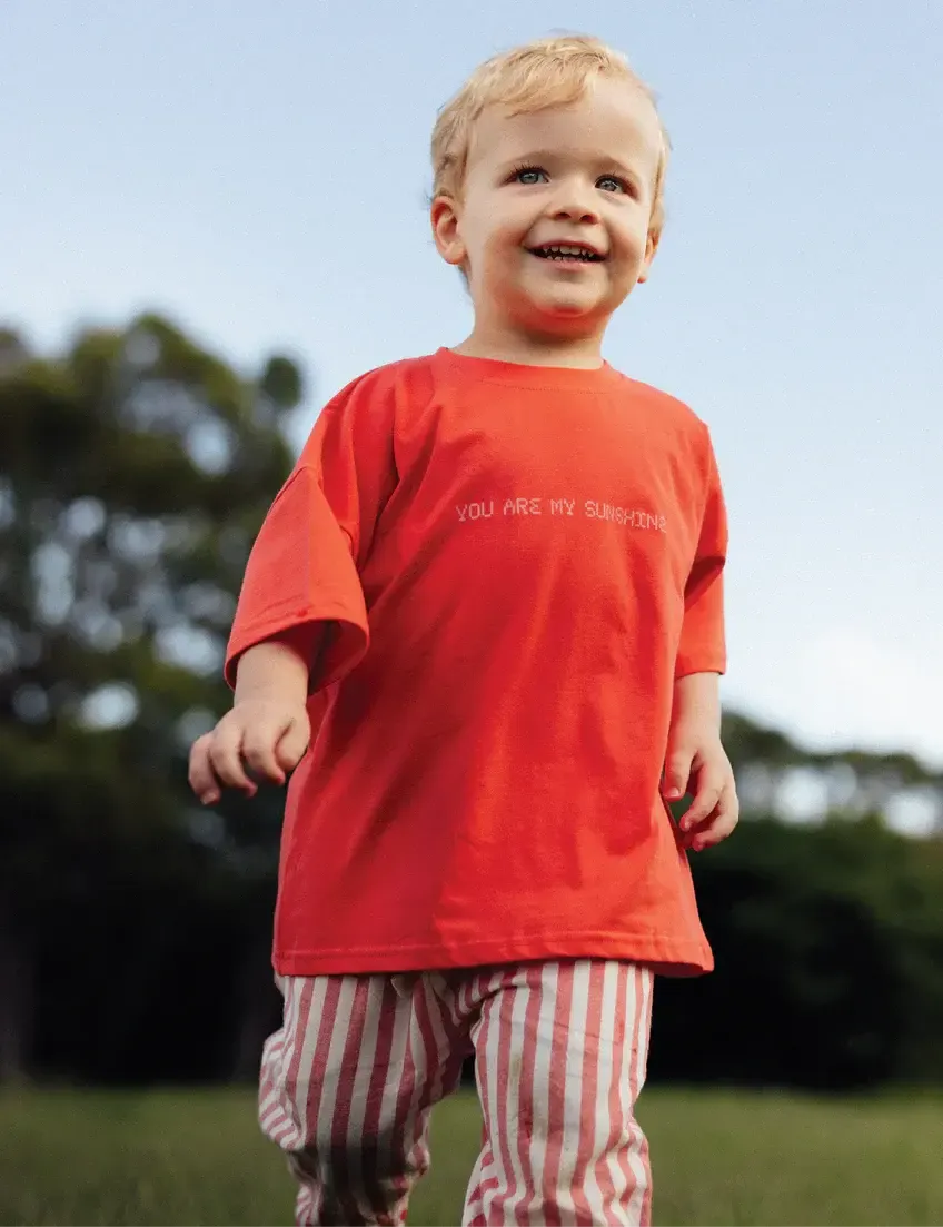 Everyday Tee in Poppy Sunshine-Clothing & Accessories-Sonny Label-The Bay Room
