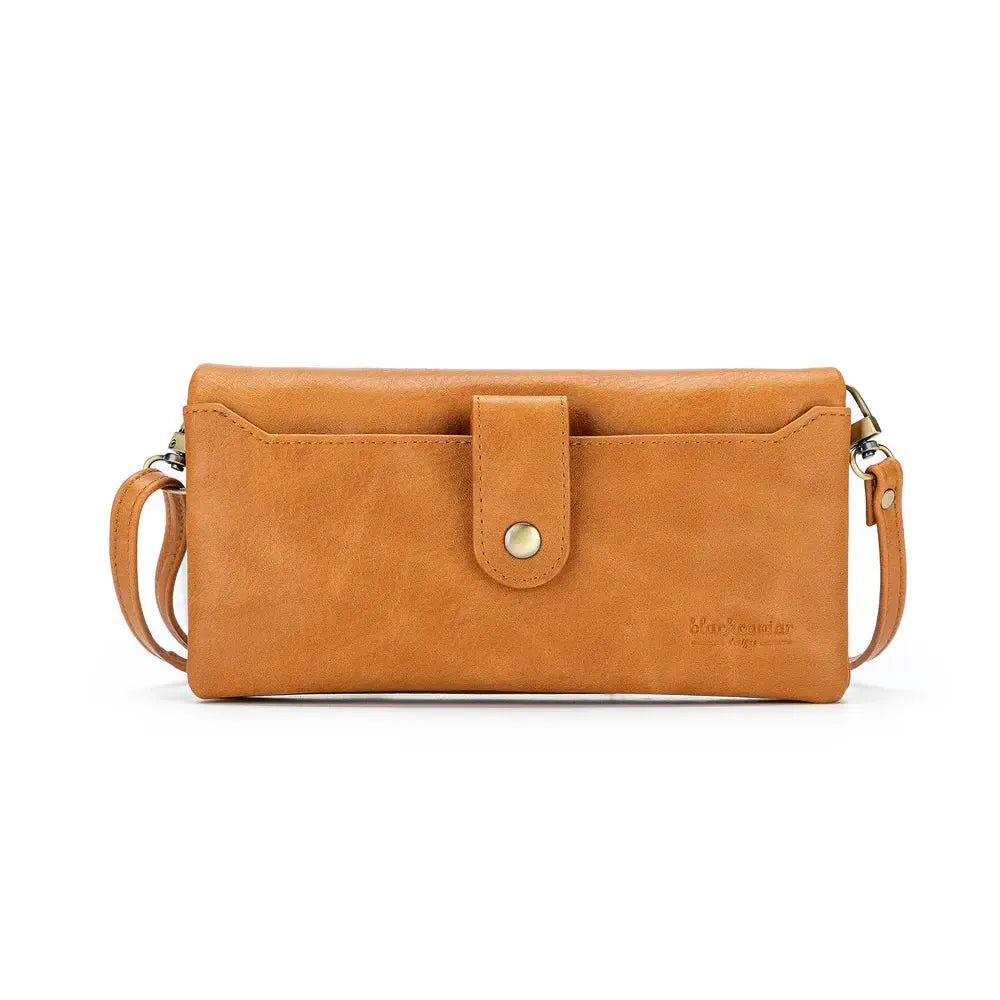 Evie Tan Wallet-Bags & Clutches-Black Caviar Designs-The Bay Room