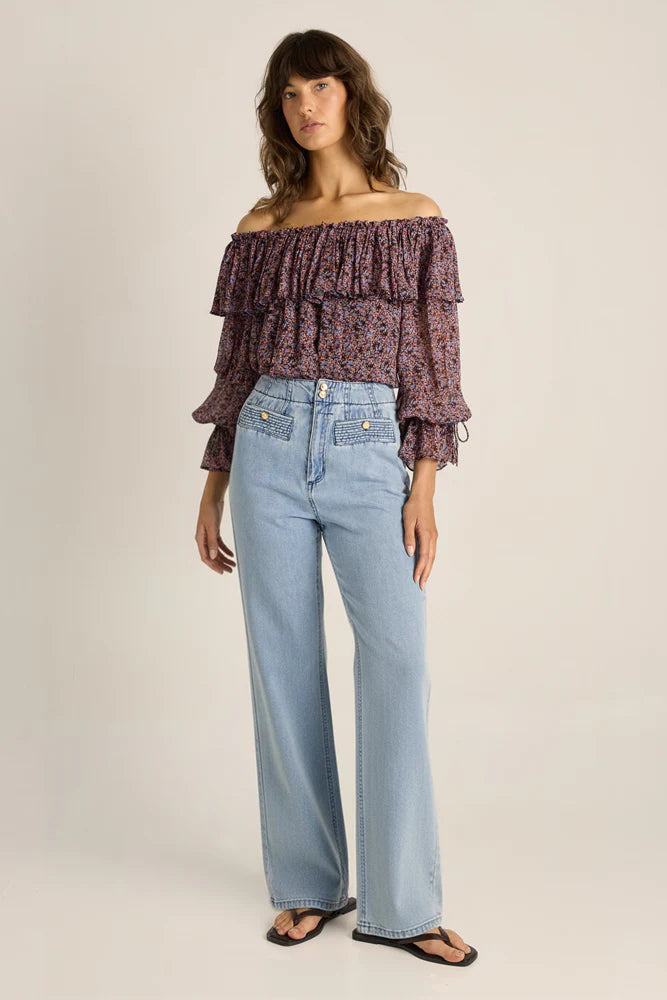 Lila Straight Leg Jean - Light Wash