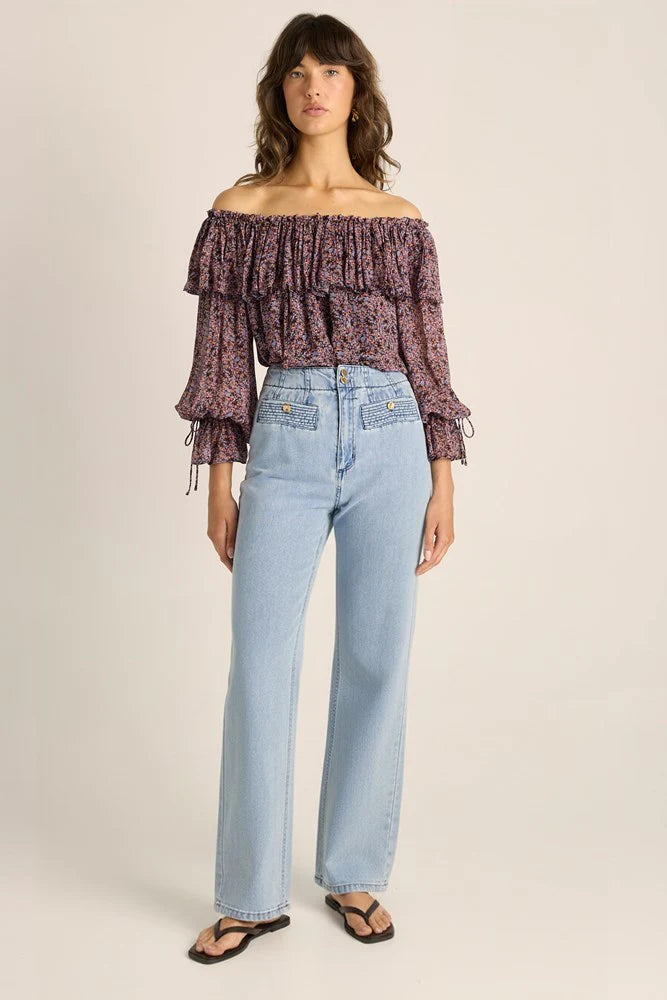 Lila Straight Leg Jean - Light Wash