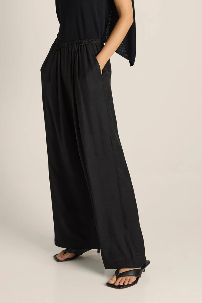 Gianna Acetate Pant - Black