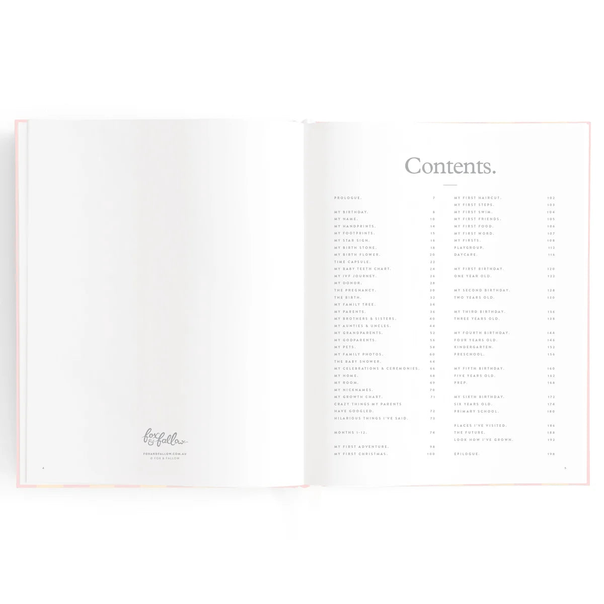 Baby Book Petal Stripe - 3rd Edition