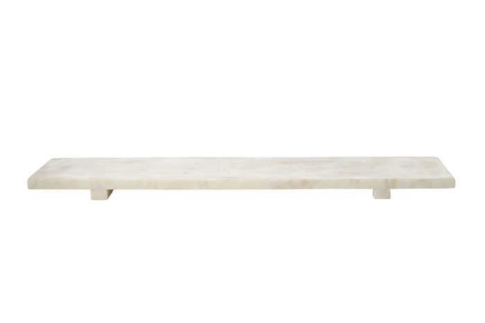 Facile Marble Footed Tray - White-Dining & Entertaining-Coast To Coast Home-The Bay Room