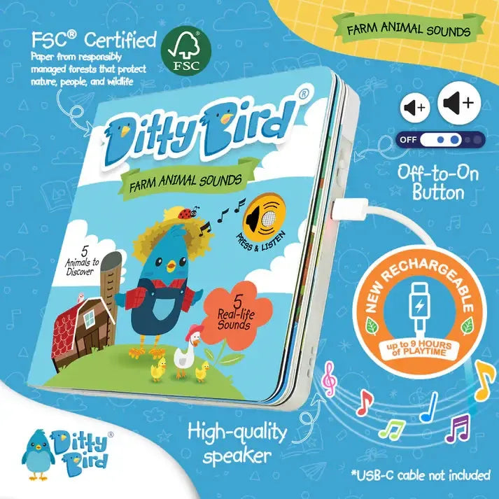 Farm Animals-Nursery & Nurture-Ditty Bird-The Bay Room