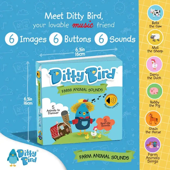 Farm Animals-Nursery & Nurture-Ditty Bird-The Bay Room