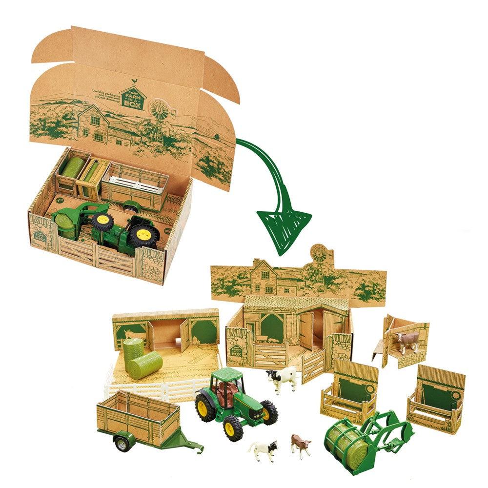 Farm in a Box Playset-Toys-John Deere-The Bay Room