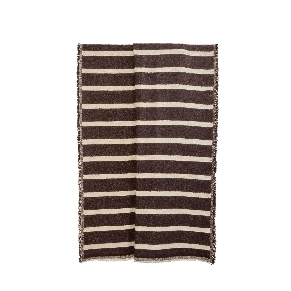 Faye Throw Brown & Natural-Soft Furnishings-Amalfi-The Bay Room