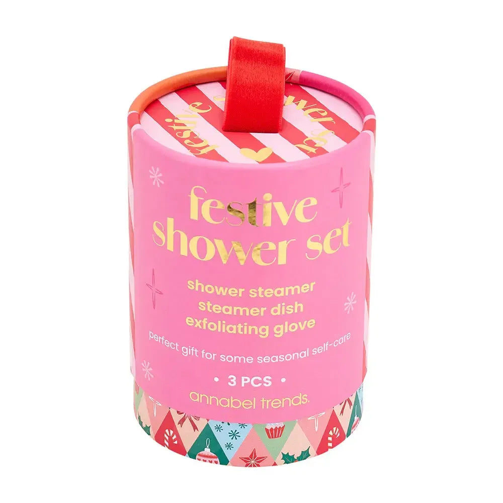 Festive - Shower Gift Set 3pc-Christmas-Annabel Trends-The Bay Room