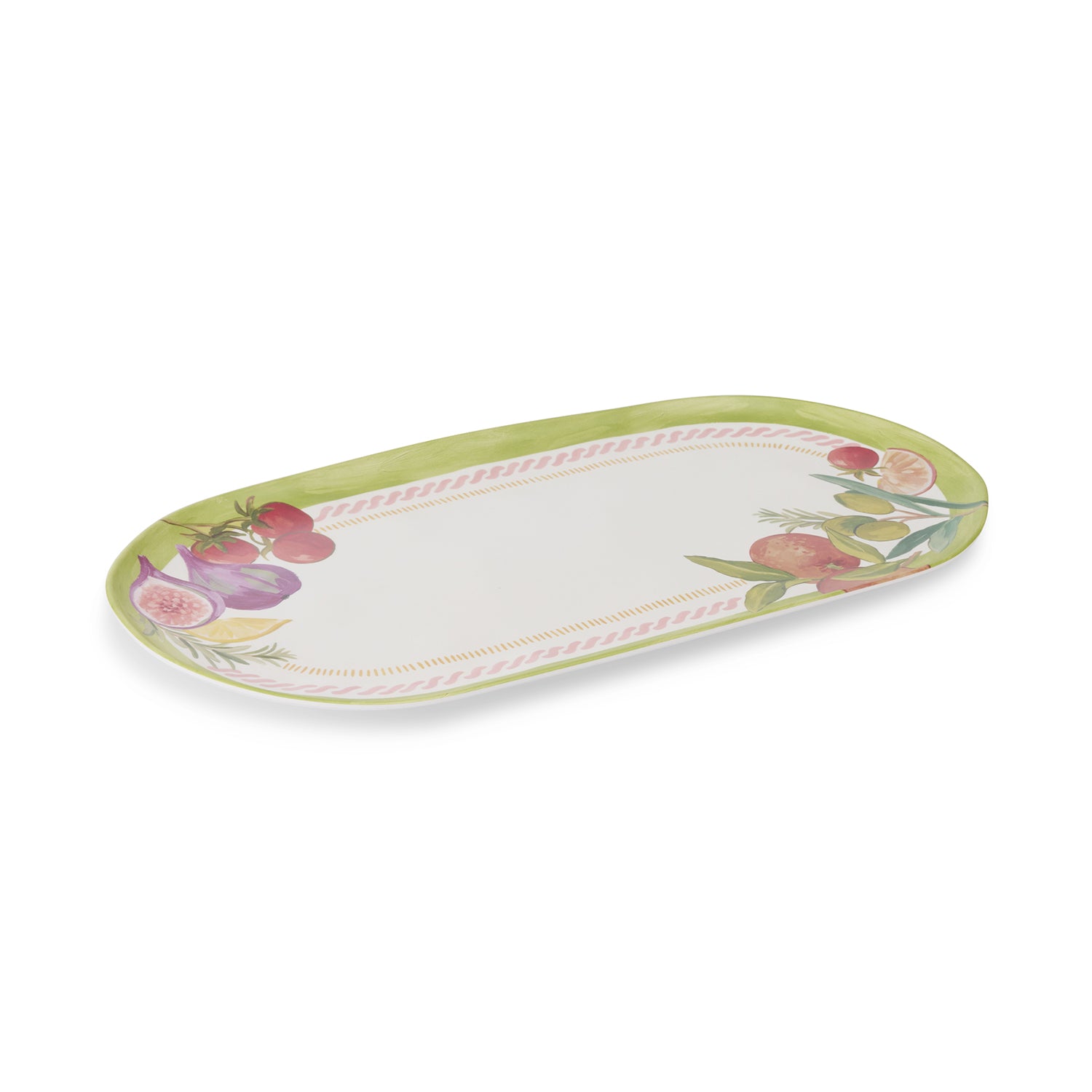 Fiesta Melamine Oval Platter 48x24cm-Dining & Entertaining-Madras Link-The Bay Room