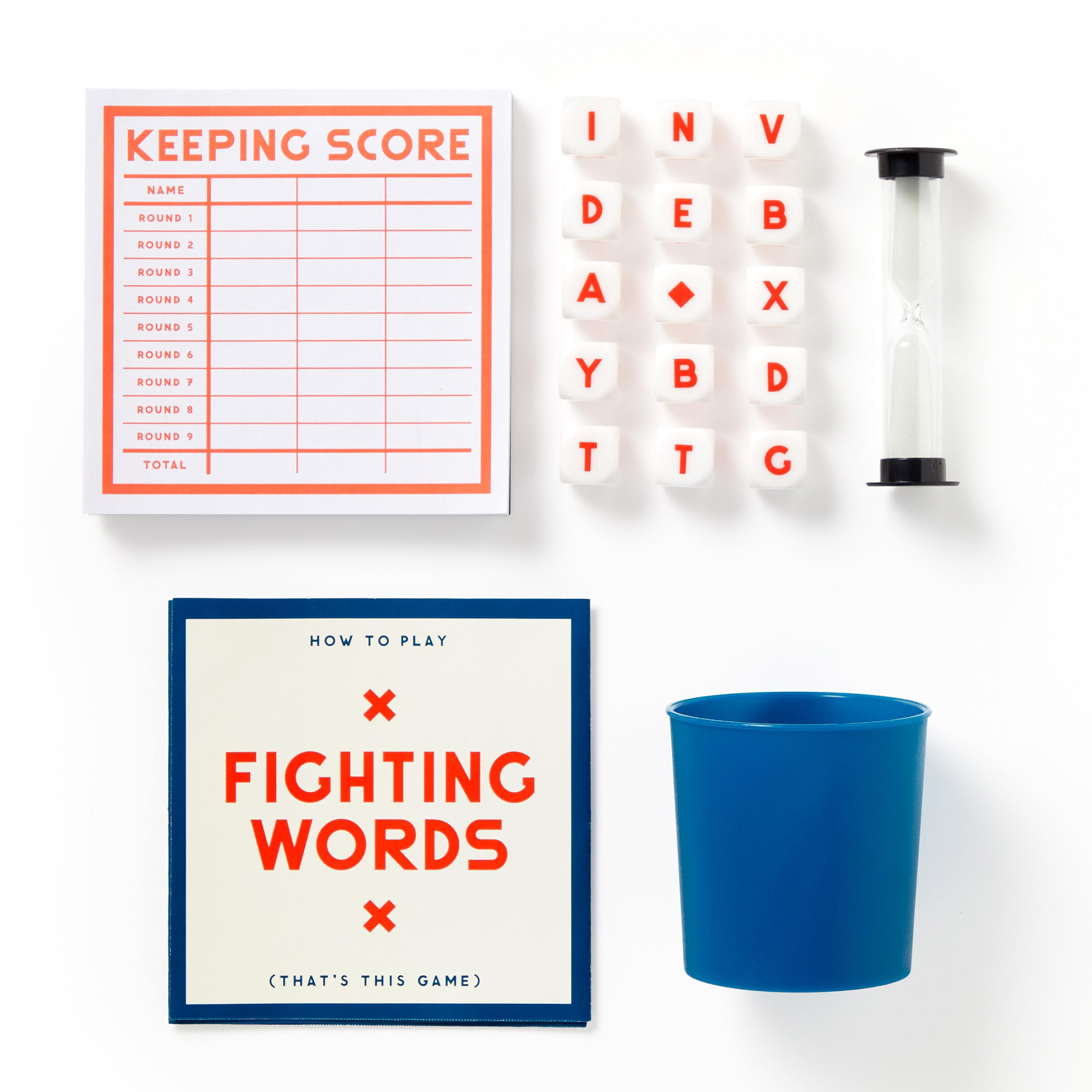 Fighting Words Dice Game-Fun & Games-Brass Monkey-The Bay Room