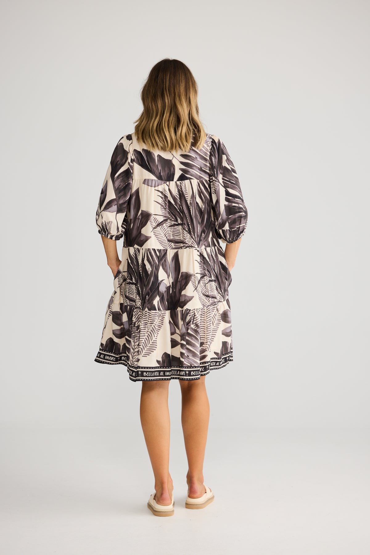 Fiji Dress - Sunset Palm-Dresses-Holiday-The Bay Room