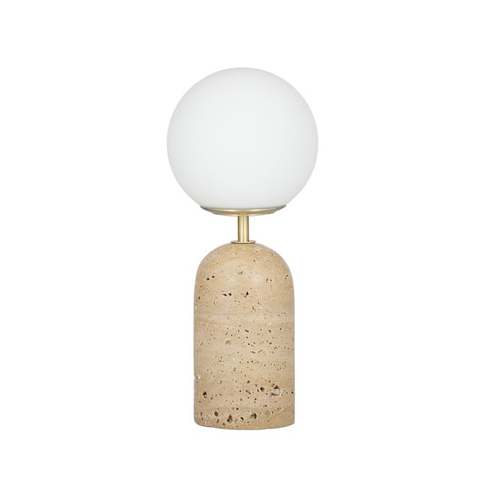 Firenze Travertine Lamp 15x35cm Natural-Lighting-Coast To Coast Home-The Bay Room