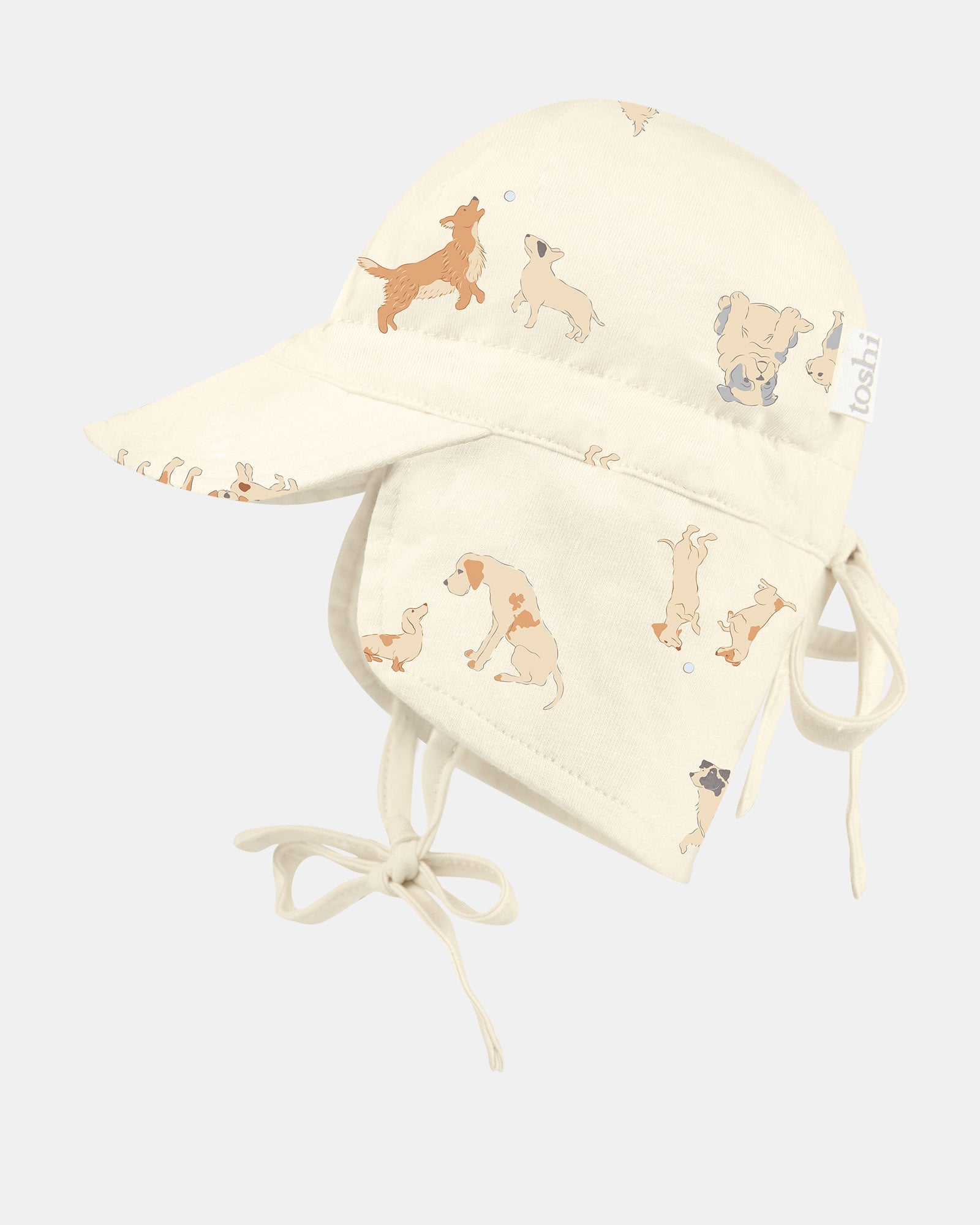 Flap Cap Bambini Puppy Love-Hats & Beanies-Toshi-The Bay Room